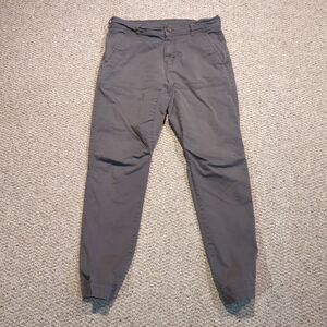 Tentree Twill Everyday Jogger Pants Mens 31 Gray Casual Chino Organic